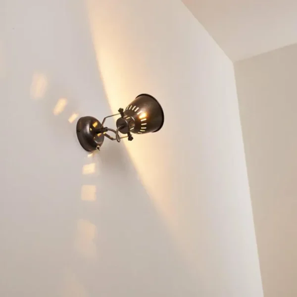 hofstein Applique murale Nanlia Gris, Argenté, 1 lumière* Lampes Modernes