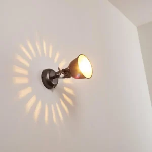 hofstein Applique murale Nanlia Gris, Argenté, 1 lumière* Lampes Modernes