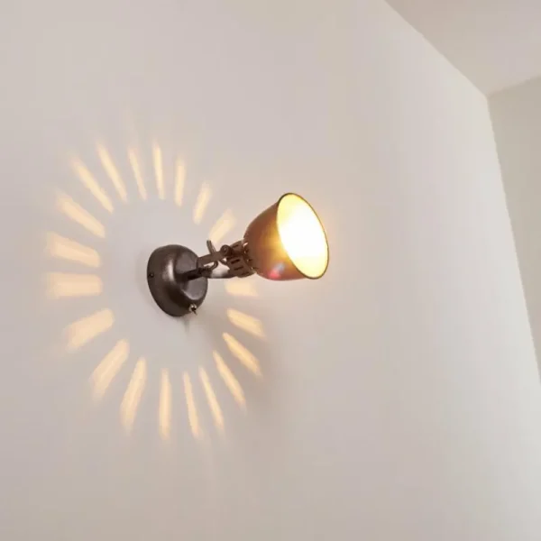 hofstein Applique murale Nanlia Gris, Argenté, 1 lumière* Lampes Modernes