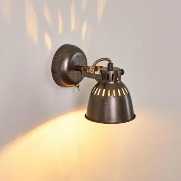 hofstein Applique murale Nanlia Gris, Argenté, 1 lumière* Lampes Modernes