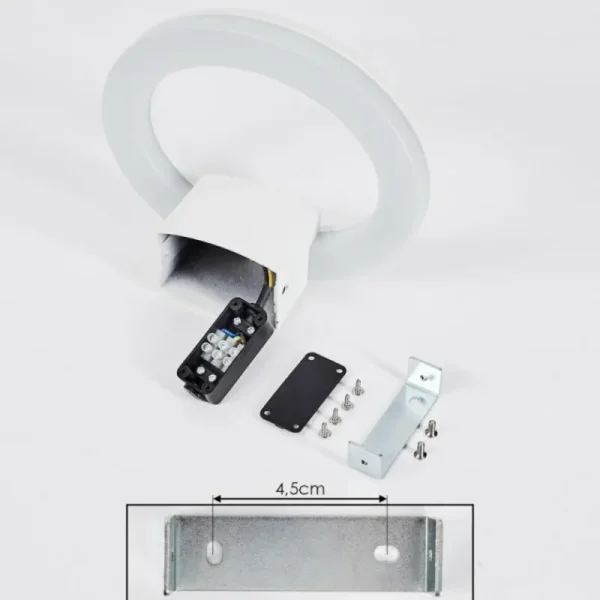 hofstein Applique murale Nevis LED Blanc, 1 lumière* Lampes Modernes