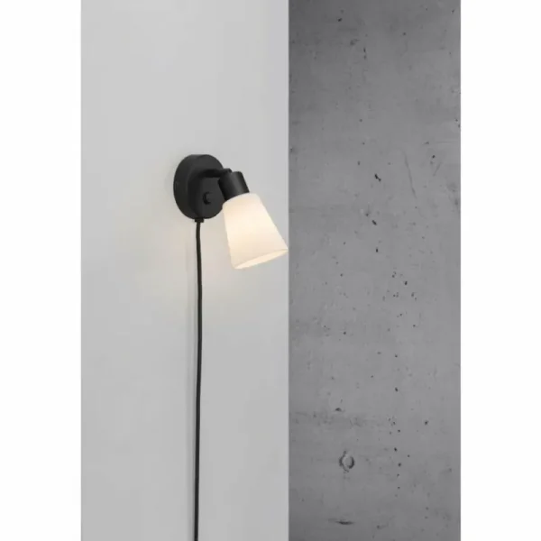 Luminaires Nordlux Applique murale Nordlux COLE Noir, 1 lumière* Lampes En Verre