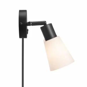 Luminaires Nordlux Applique murale Nordlux COLE Noir, 2 lumières* Lampes En Verre