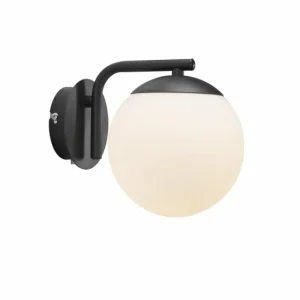 Luminaires Nordlux Applique murale Nordlux GRANT Noir, 1 lumière* Lampes En Verre