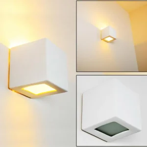 hofstein Applique murale NOTO Blanc, 1 lumière* Lampes En Verre