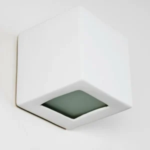 hofstein Applique murale NOTO Blanc, 1 lumière* Lampes En Verre