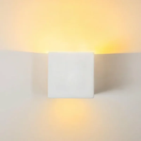 hofstein Applique murale NOTO Blanc, 1 lumière* Lampes En Verre