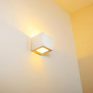 hofstein Applique murale NOTO Blanc, 1 lumière* Lampes En Verre