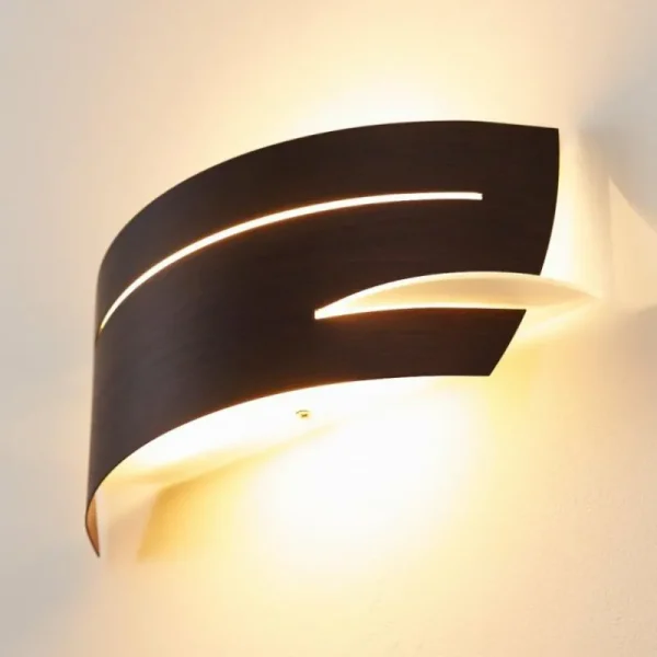 hofstein Applique murale Novara Brun, 1 lumière* Lampes En Verre