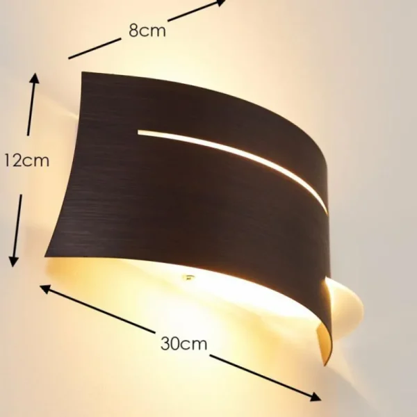 hofstein Applique murale Novara Brun, 1 lumière* Lampes En Verre