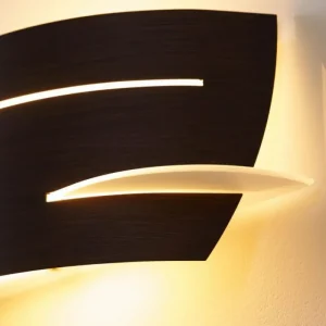 hofstein Applique murale Novara Brun, 1 lumière* Lampes En Verre