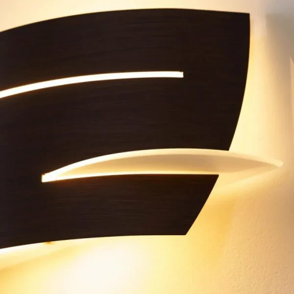 hofstein Applique murale Novara Brun, 1 lumière* Lampes En Verre