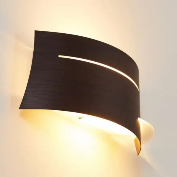 hofstein Applique murale Novara Brun, 1 lumière* Lampes En Verre