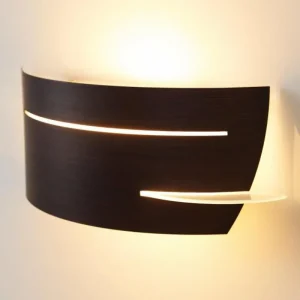 hofstein Applique murale Novara Brun, 1 lumière* Lampes En Verre