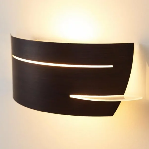 hofstein Applique murale Novara Brun, 1 lumière* Lampes En Verre