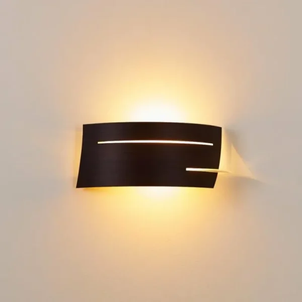 hofstein Applique murale Novara Brun, 1 lumière* Lampes En Verre