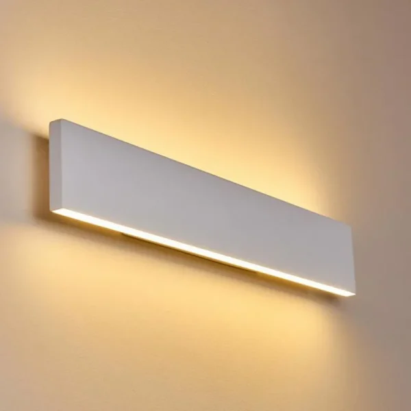 hofstein Applique murale Obion LED Blanc, 2 lumières* Lampes Modernes
