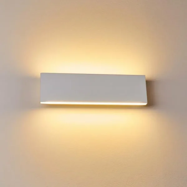 hofstein Applique murale Obion LED Blanc, 2 lumières* Lampes Modernes