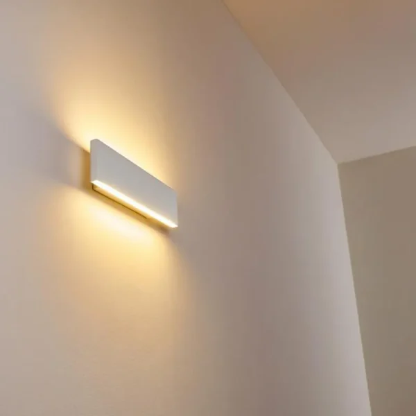 hofstein Applique murale Obion LED Blanc, 2 lumières* Lampes Modernes