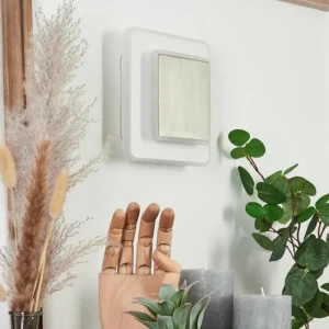 hofstein Applique murale Orchaise LED Nickel mat, Blanc, 1 lumière* Lampes Modernes