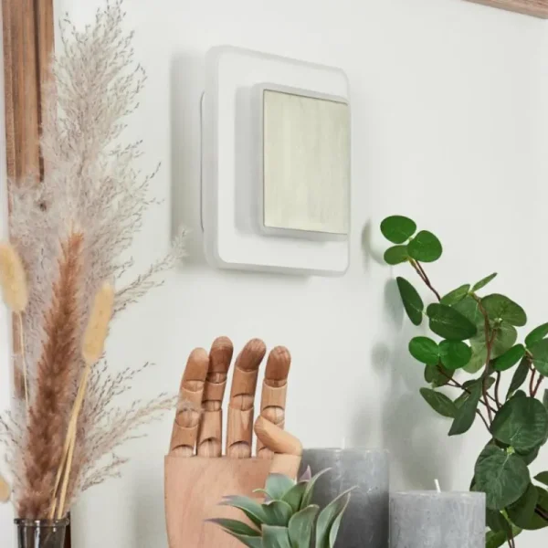 hofstein Applique murale Orchaise LED Nickel mat, Blanc, 1 lumière* Lampes Modernes