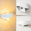 hofstein Applique murale Padua Blanc, 2 lumières* Lampes Modernes