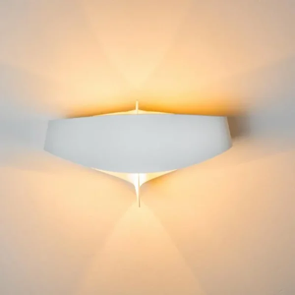 hofstein Applique murale Padua Blanc, 2 lumières* Lampes Modernes