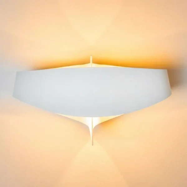 hofstein Applique murale Padua Blanc, 2 lumières* Lampes Modernes