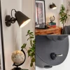 hofstein Applique murale Pany Chrome, Noir, 1 lumière* Lampes Modernes