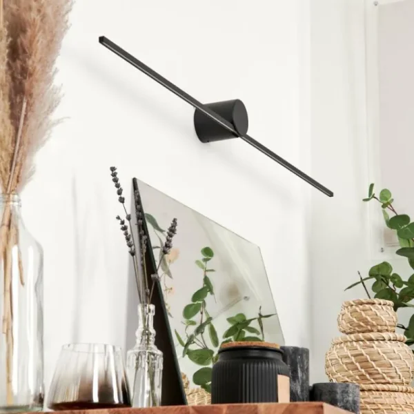hofstein Applique murale Puharila LED Noir, 1 lumière* Lampes Modernes