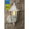 Luminaires Rabalux Applique murale Rabalux Velence Transparent, Blanc, 1 lumière* Lampes En Verre