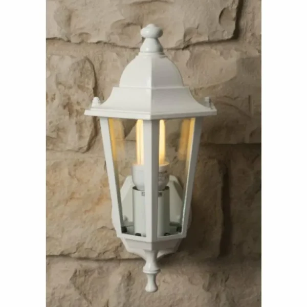 Luminaires Rabalux Applique murale Rabalux Velence Transparent, Blanc, 1 lumière* Lampes En Verre