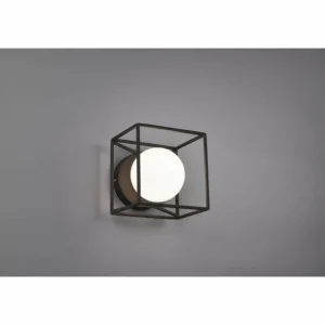 Luminaires Reality Applique murale Reality GABBIA Noir, 1 lumière* Lampes En Verre