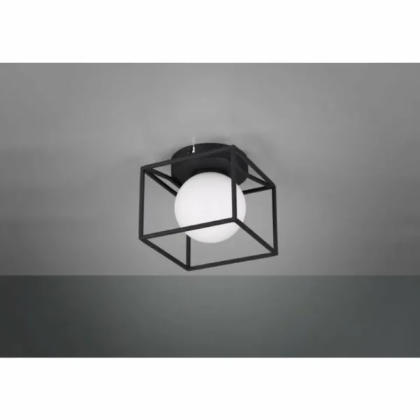 Luminaires Reality Applique murale Reality GABBIA Noir, 1 lumière* Lampes En Verre