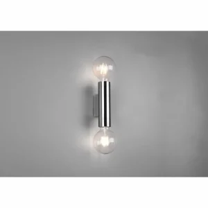 Luminaires Reality Applique murale Reality Vannes Nickel mat, 2 lumières* Lampes En Verre