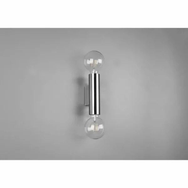 Luminaires Reality Applique murale Reality Vannes Nickel mat, 2 lumières* Lampes En Verre