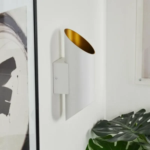 hofstein Applique murale Ricardone Blanc, 1 lumière* Lampes Modernes