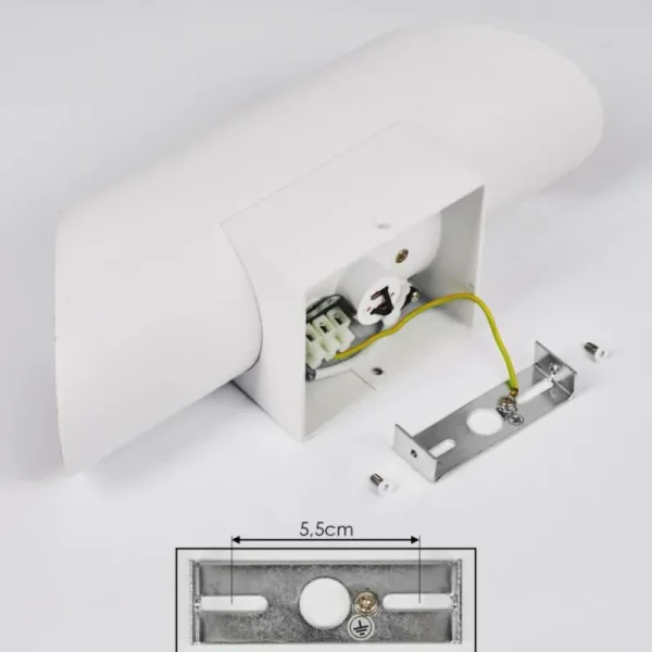hofstein Applique murale Ricardone Blanc, 1 lumière* Lampes Modernes