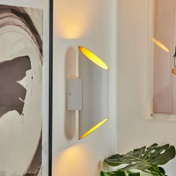hofstein Applique murale Ricardone Blanc, 1 lumière* Lampes Modernes
