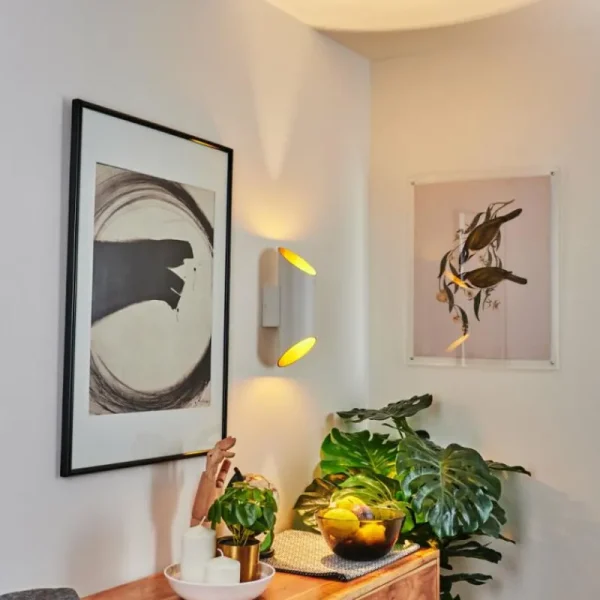 hofstein Applique murale Ricardone Blanc, 1 lumière* Lampes Modernes