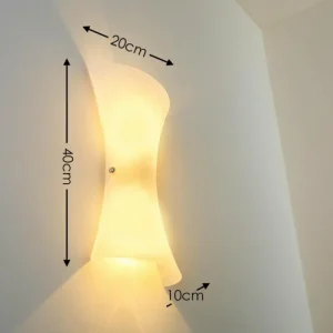 hofstein Applique murale Rivoli Transparent, 2 lumières* Lampes En Verre