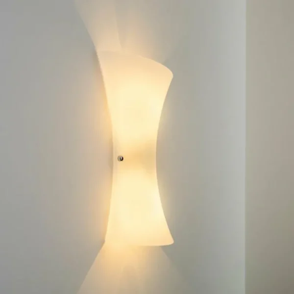 hofstein Applique murale Rivoli Transparent, 2 lumières* Lampes En Verre