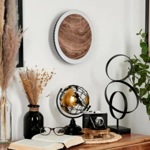 hofstein Applique murale Rocha LED Brun, Couleur bois, Noir, 1 lumière* Lampes Modernes