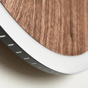 hofstein Applique murale Rocha LED Brun, Couleur bois, Noir, 1 lumière* Lampes Modernes