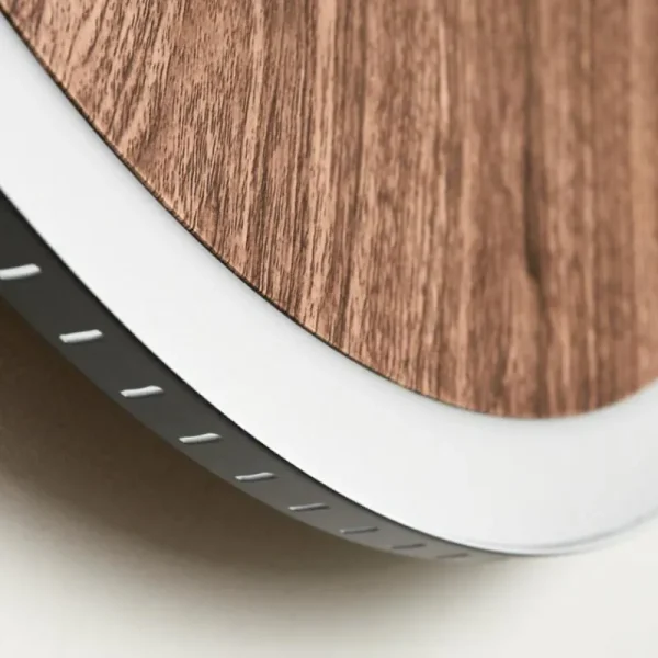 hofstein Applique murale Rocha LED Brun, Couleur bois, Noir, 1 lumière* Lampes Modernes