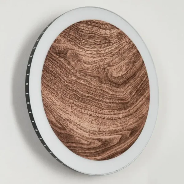 hofstein Applique murale Rocha LED Brun, Couleur bois, Noir, 1 lumière* Lampes Modernes