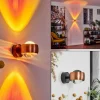 hofstein Applique murale Sapri Cuivre, Noir, 1 lumière* Lampes En Verre