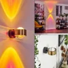 hofstein Applique murale Sapri Vieux laiton, Noir, 1 lumière* Lampes En Verre