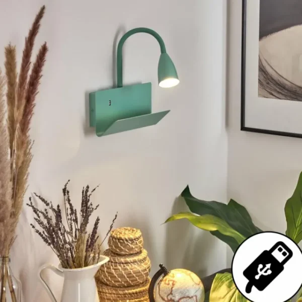 hofstein Applique murale Sarnen Bleu, 1 lumière* Lampes Modernes