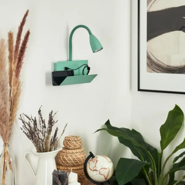 hofstein Applique murale Sarnen Bleu, 1 lumière* Lampes Modernes